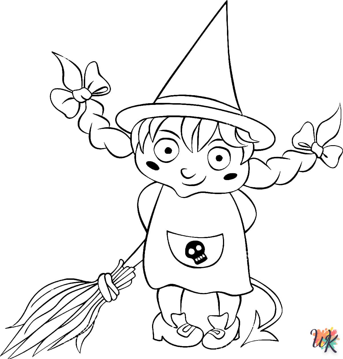 Strega 21 Disegni da Colorare Strega 19